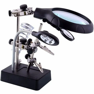 گیره مونتاژ با ذره بین کد 800 (مناسب تعمیرات دقیق و حرفه ای)